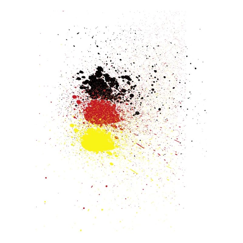 Deutschlandflagge Spray Style