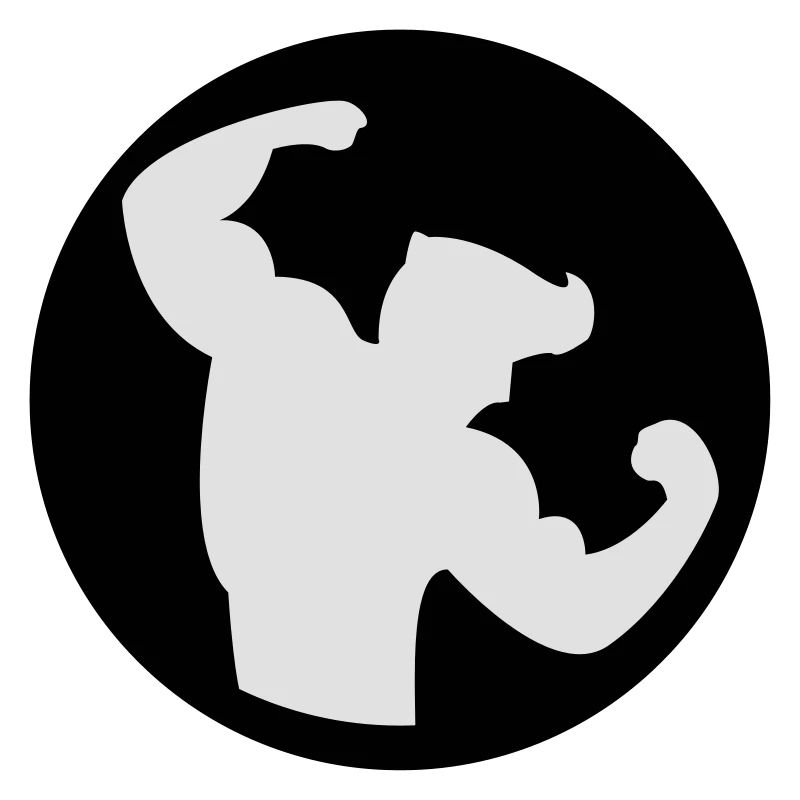 Bodybuilding Muskelprotz 2farbig
