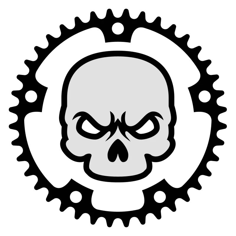 Fahrrad Totenkopf