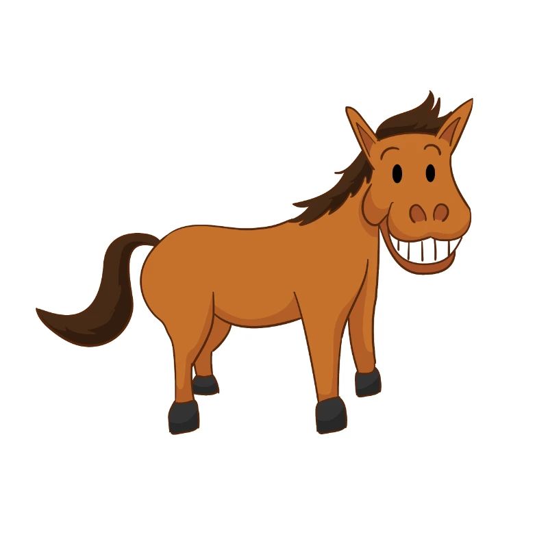Lustiges Pferd
