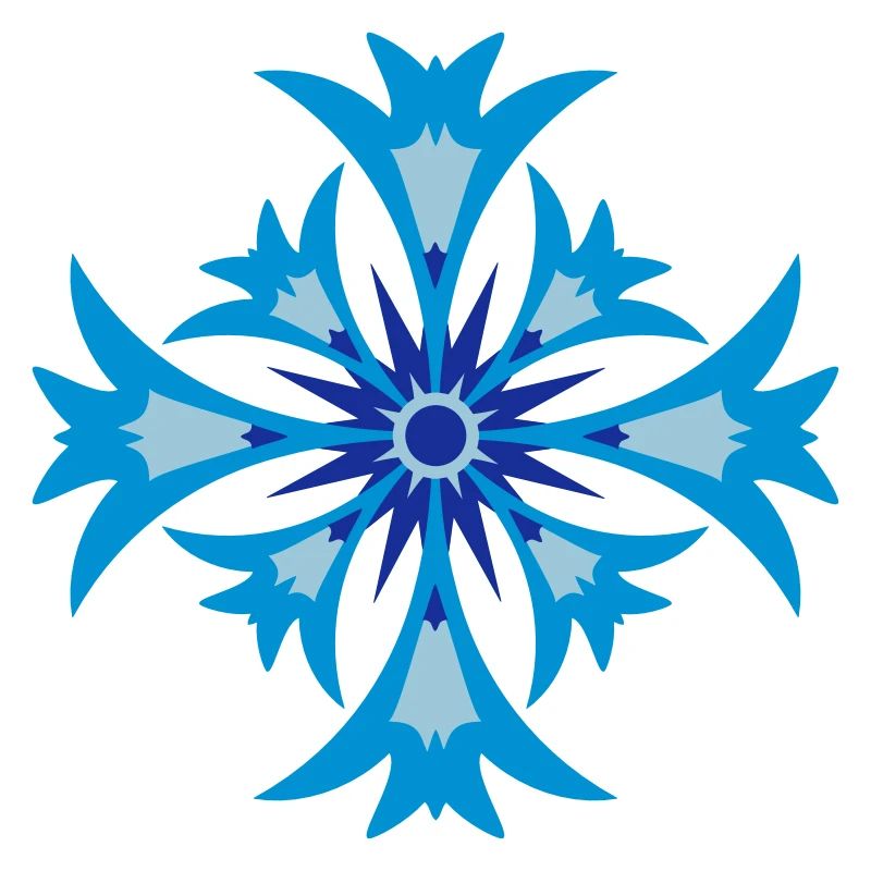 stilisierte Kornblume