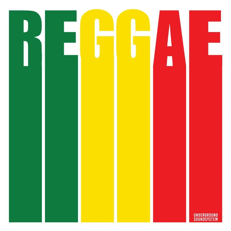 Reggae Farbblock Banner