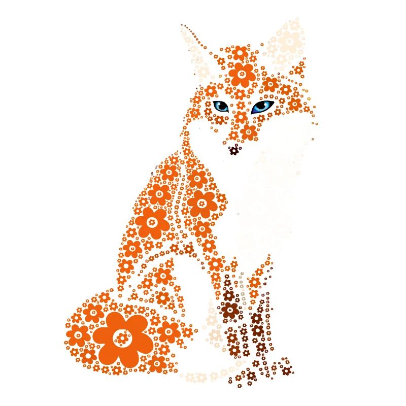 Fuchs blüht fantastisches Tier