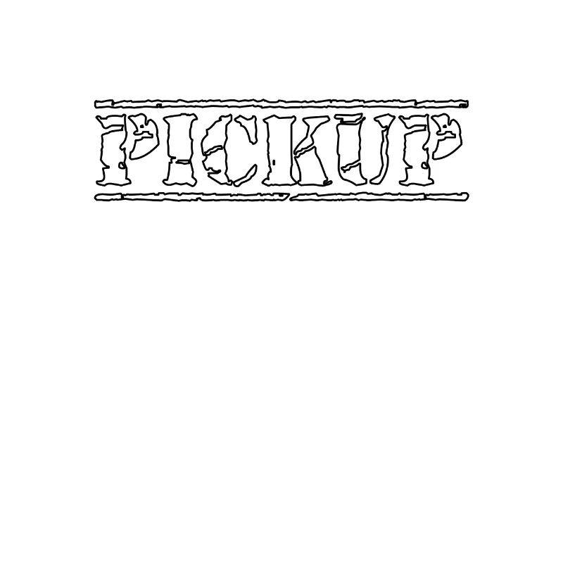 Pick-Up-Fahrer Geschenkidee