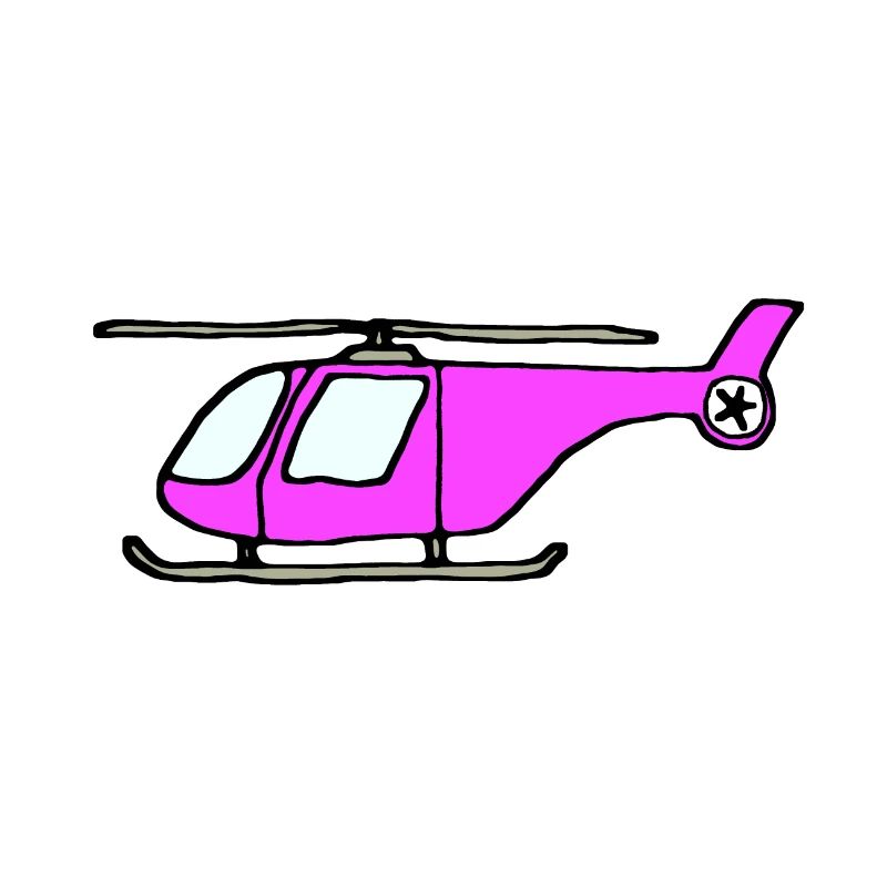Pinker Hubschrauber, Helikopter