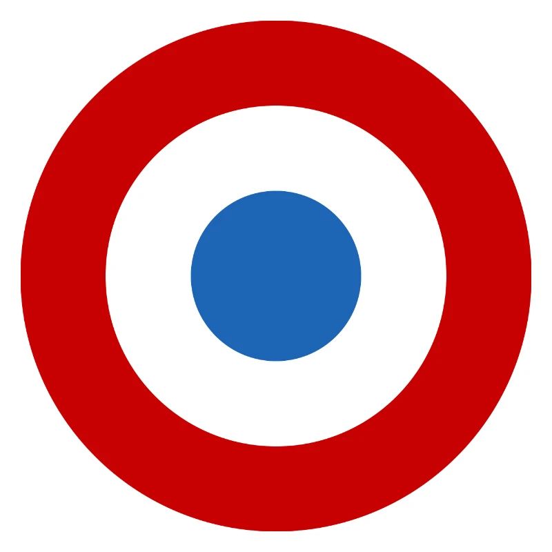 Luftwaffenaufkleber Roundel Frankreich Luftarmée