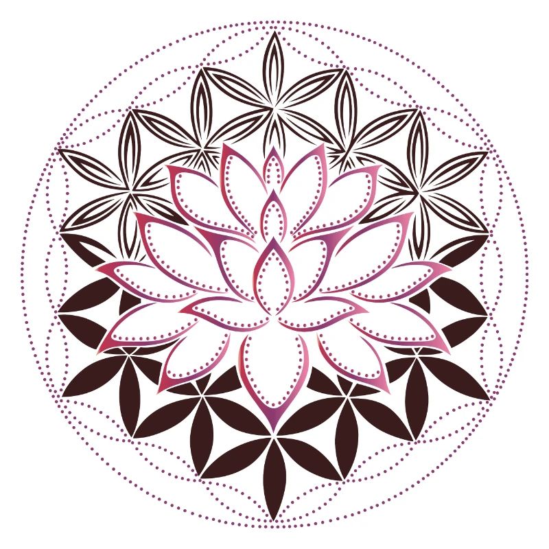 Lotus Blume des Lebens
