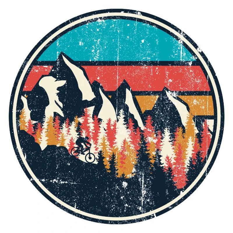 Retro Mountain Trail Kreis
