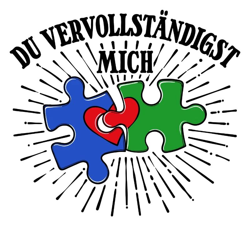 Romantisch Valentinstag Herz Statement