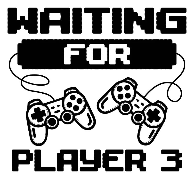 Gamer Zocker Schwanger Controller Statement