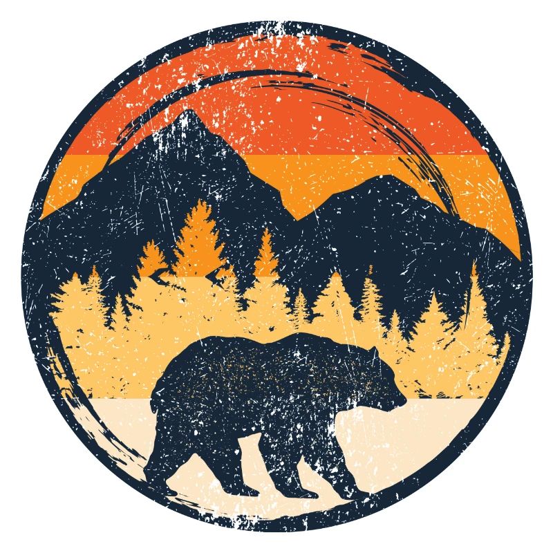 Bear at Sunset in Alpine Circle