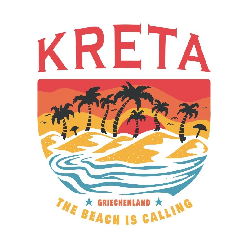 Kreta Griechenland Beach Design