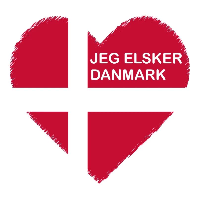 Ich liebe Dänemark T-Shirt
