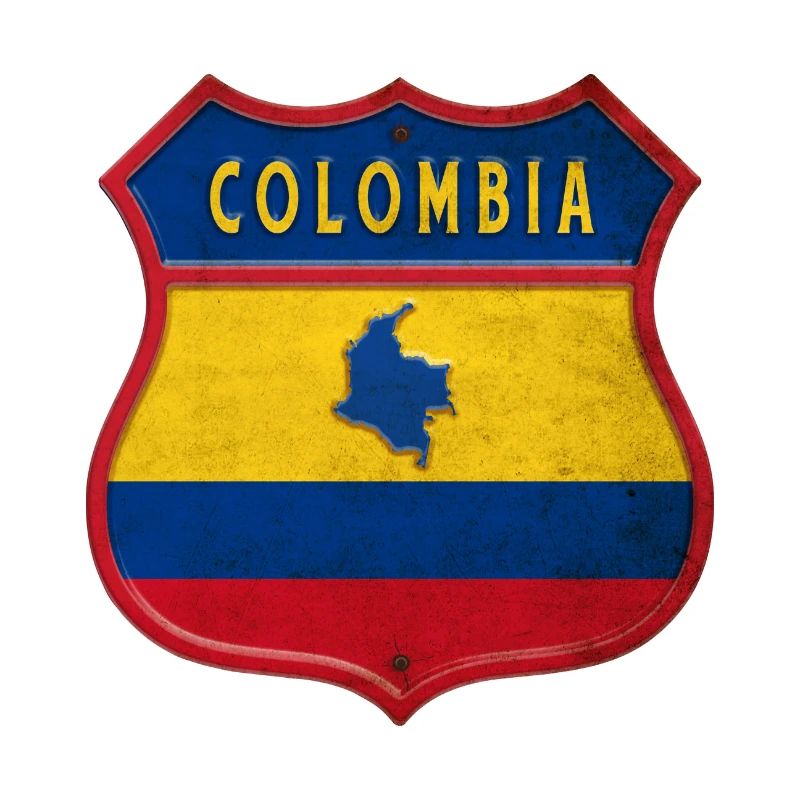 Kolumbien Wappen Design