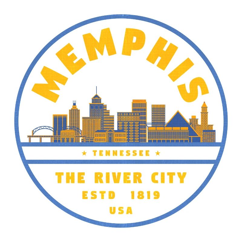 Memphis RiverCity Skyline Tee
