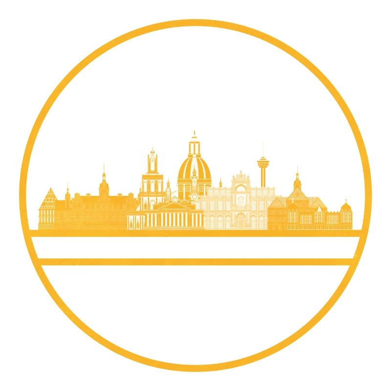 Dresden Skyline Gold Edition