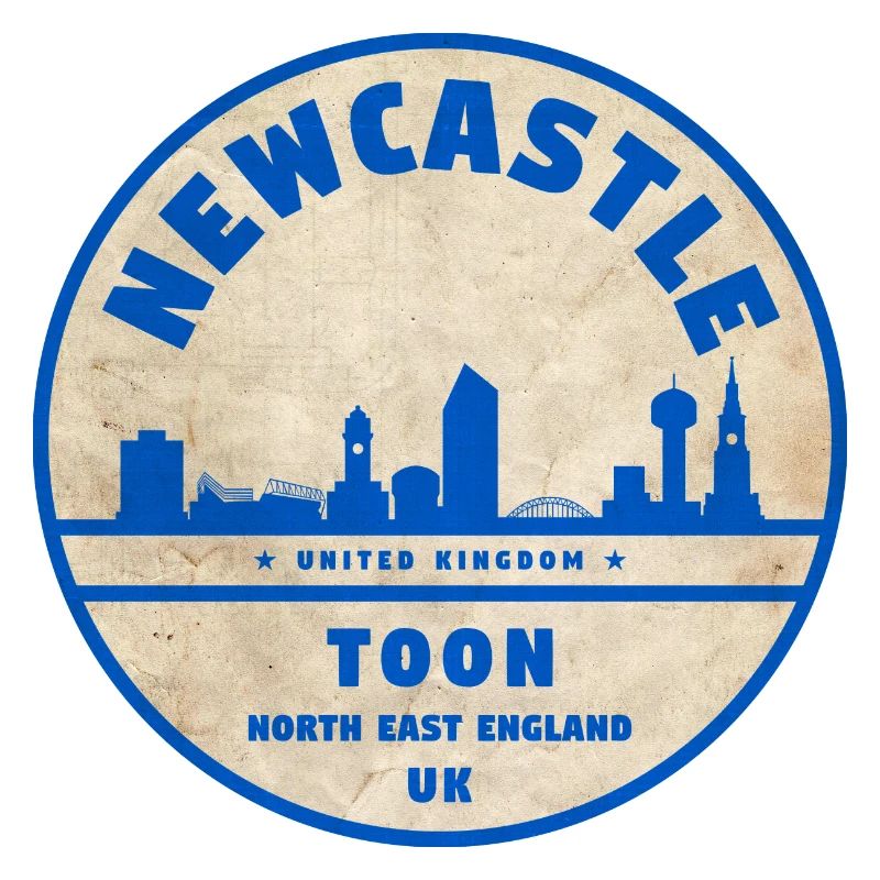 Newcastle Toon Skyline Abzeichen