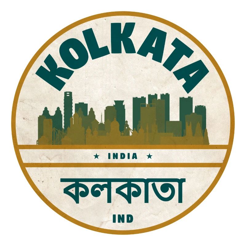 Kolkata Skyline Abzeichen
