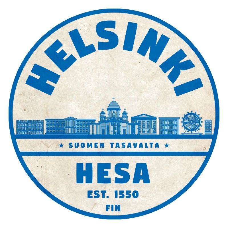 Helsinki Skyline Emblem 1550