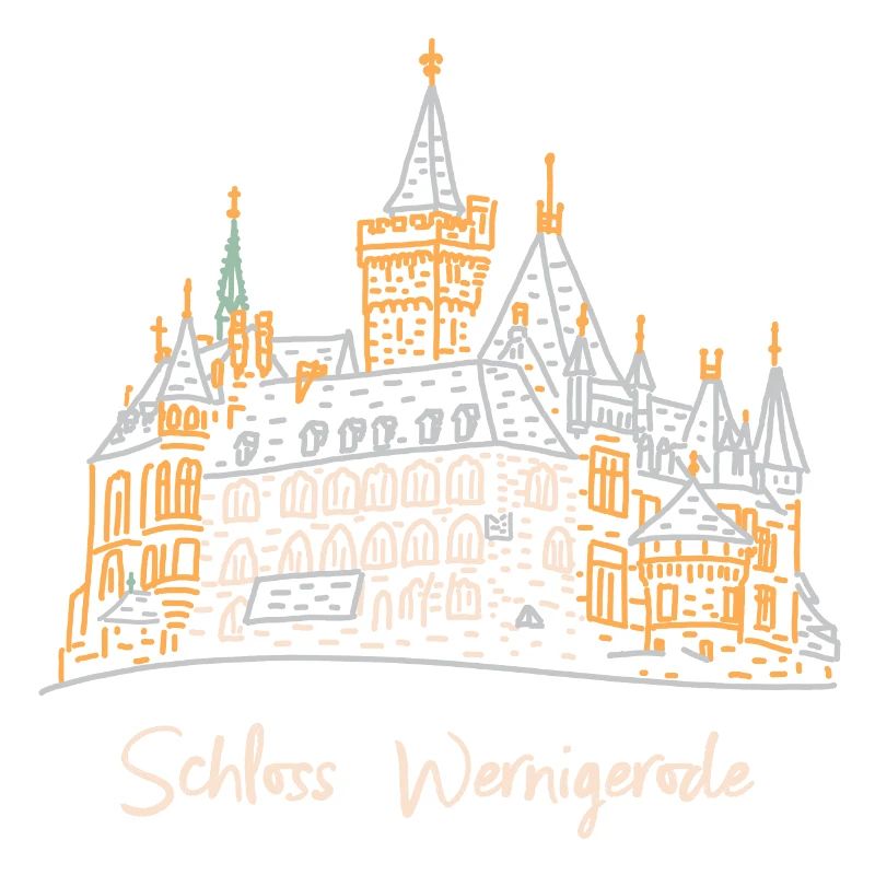 Schloss Wernigerode, Höhenburg, Deutschland
