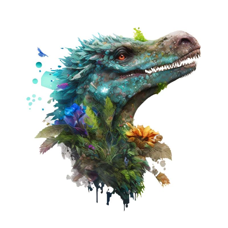 Blauer Velociraptor