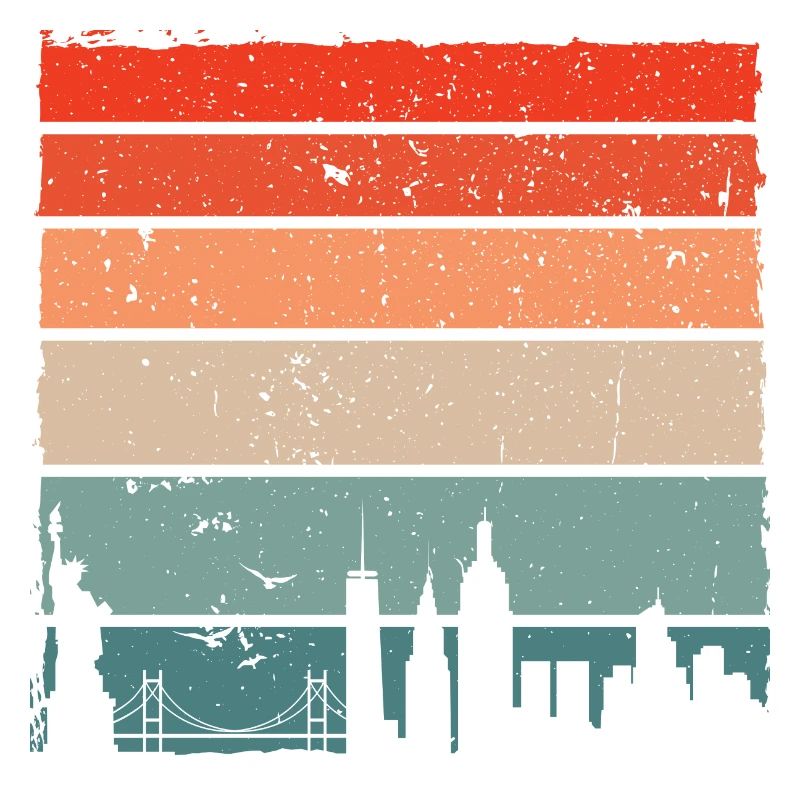 Sunset Skyline Gradient