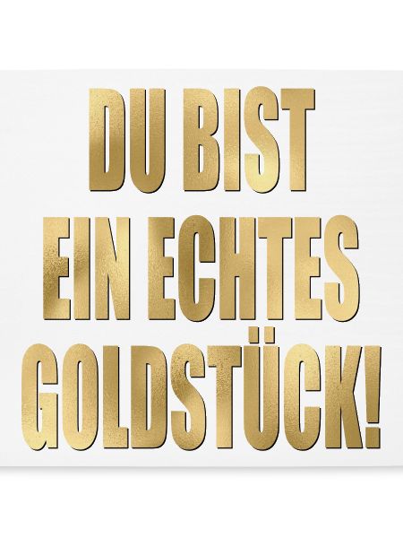 DANKESCHÖN GOLDSTÜCK