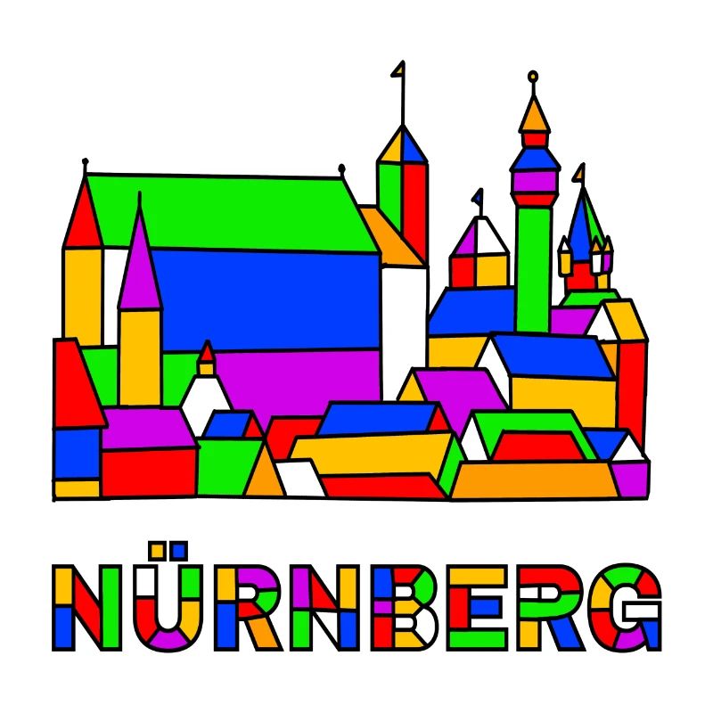 Nürnberg - Burg - Pop-Art