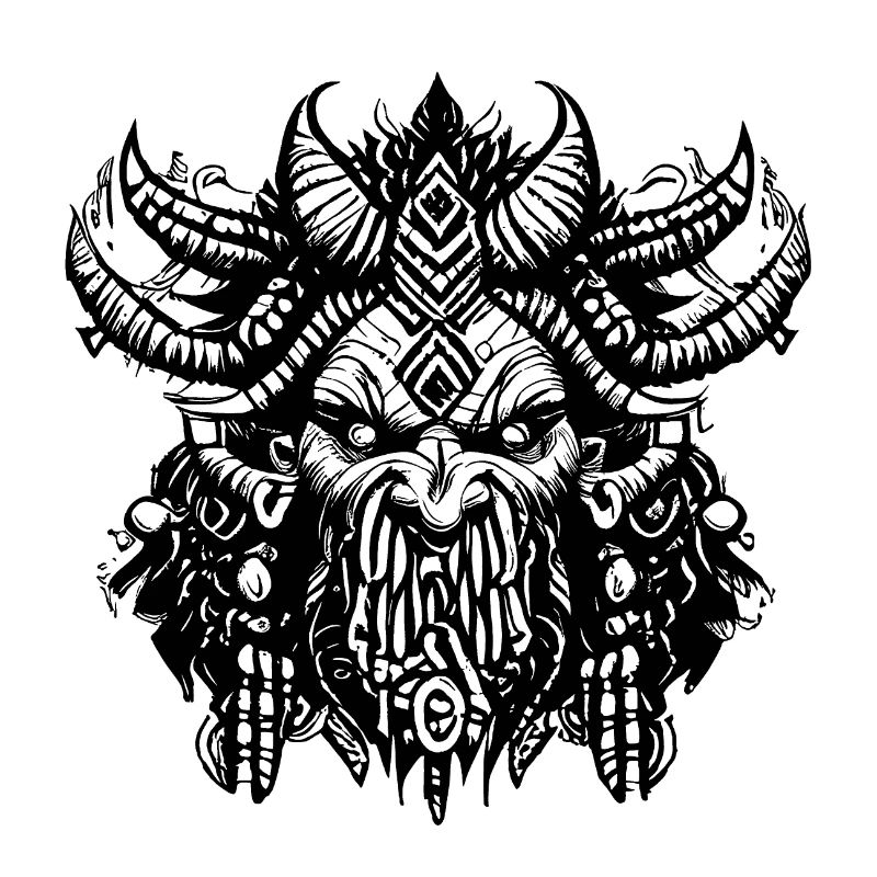 Pagan Tribal Demon