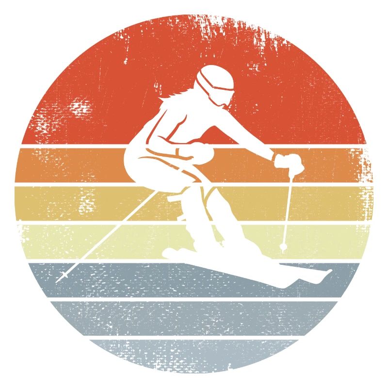 Skifahrer Mädchen