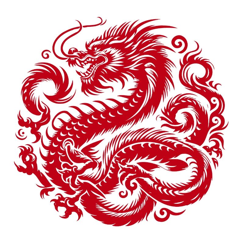 Chinesisches Drachen-Tattoo