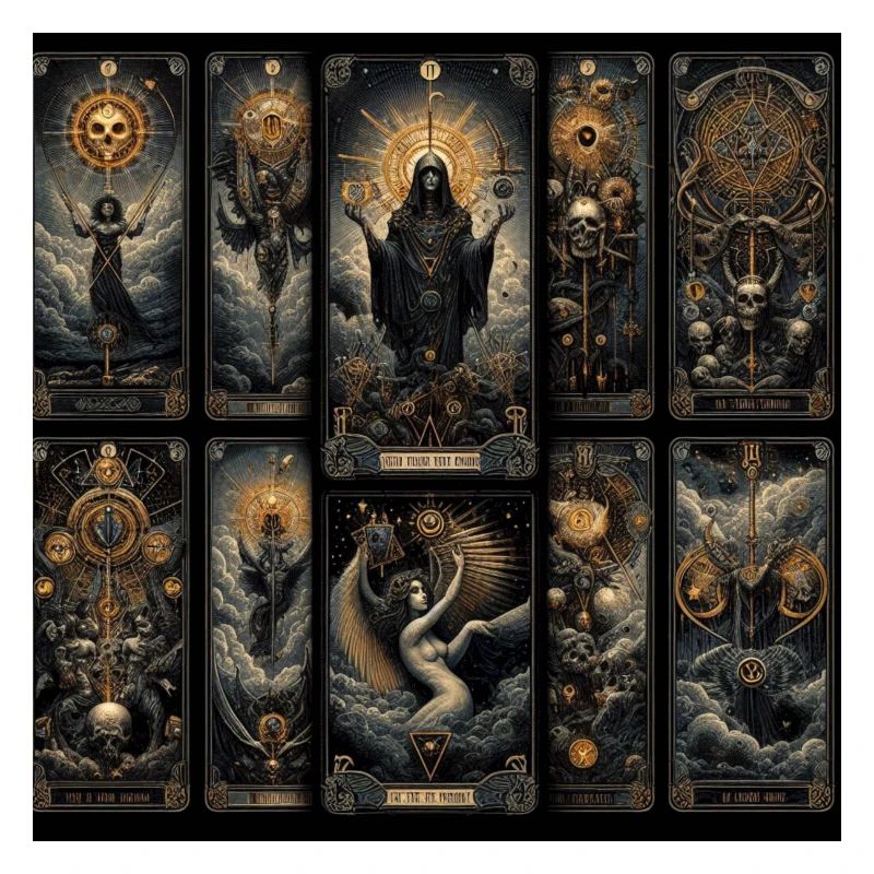Tarot-Schatten und Engel