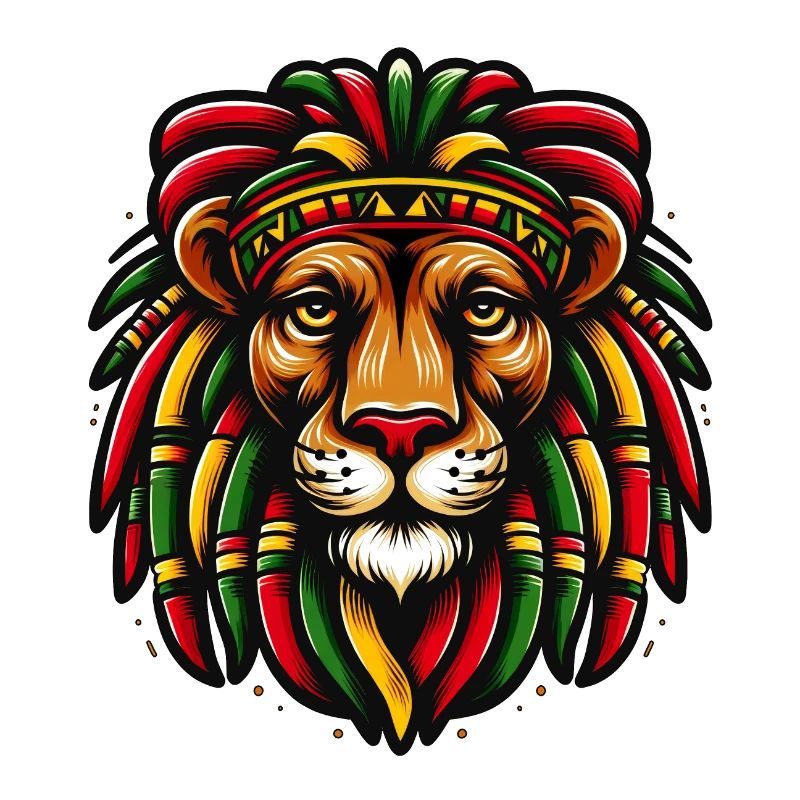 Reggae Rhythmus: Löwe & Freiheit