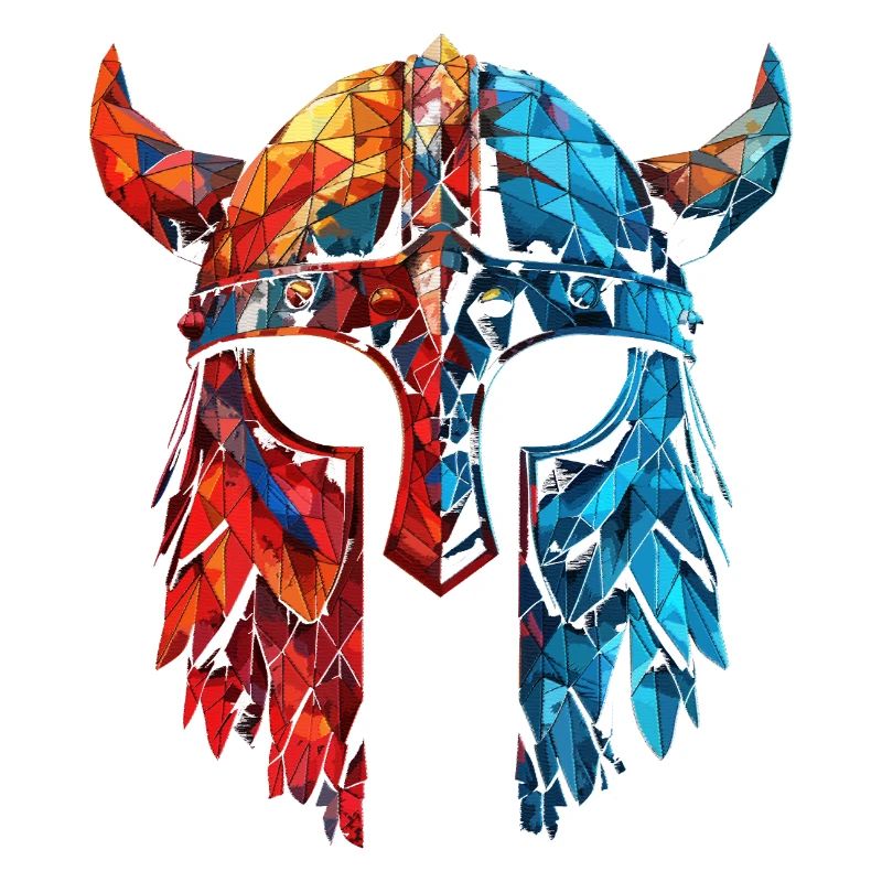 Wikinger-Helm mit Hörnern