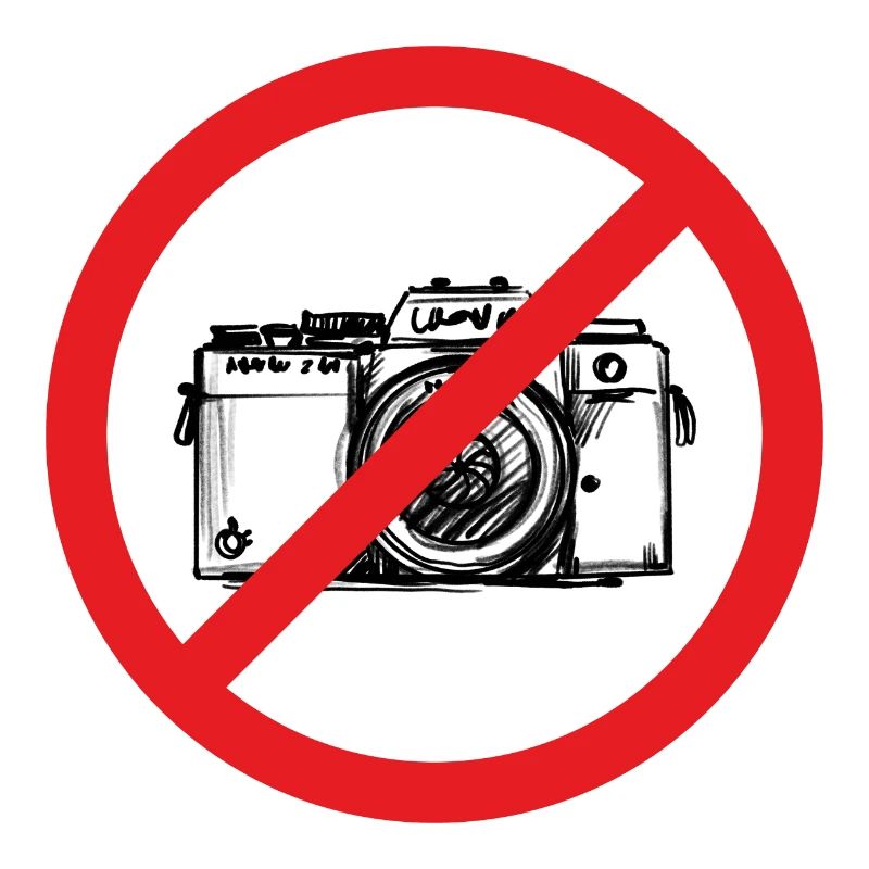 Fotografieren verboten!
