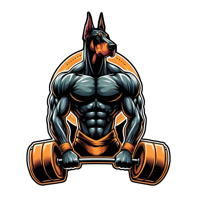 Muskel-Dobermann-Lifter