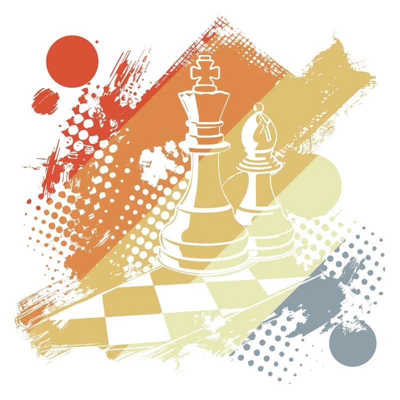 Schach Dame und König