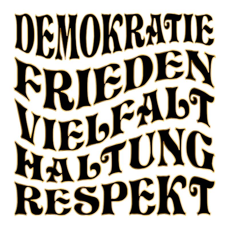 DEMOKRATIE RESPEKT WÄHLEN