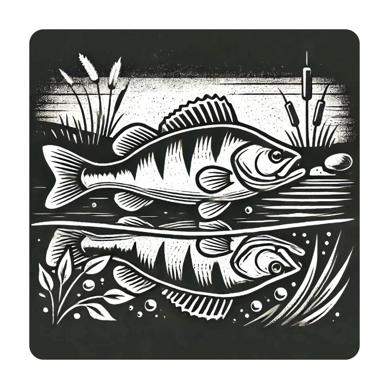 Barsch Raubfisch Design