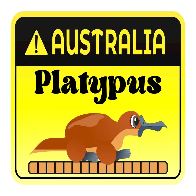 Australien Schnabeltier-Warnung - Säugetiere