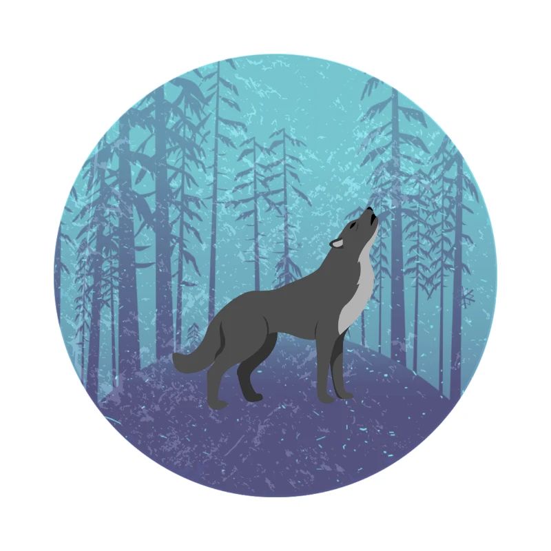 Wolf im Mondwald