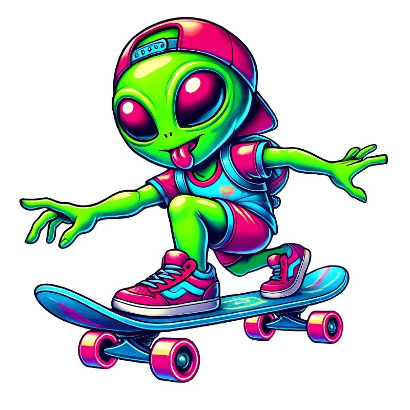 Skater Alien Design