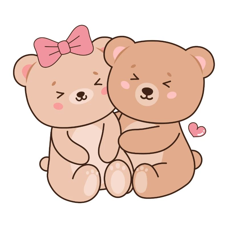 Umarmende Baby-Teddybären