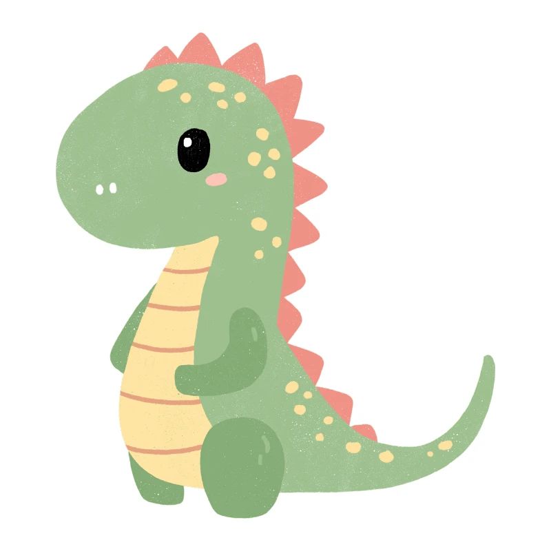 Buntes Dino Kindermotiv