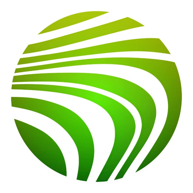 Psychedelic Pattern Green Gradient