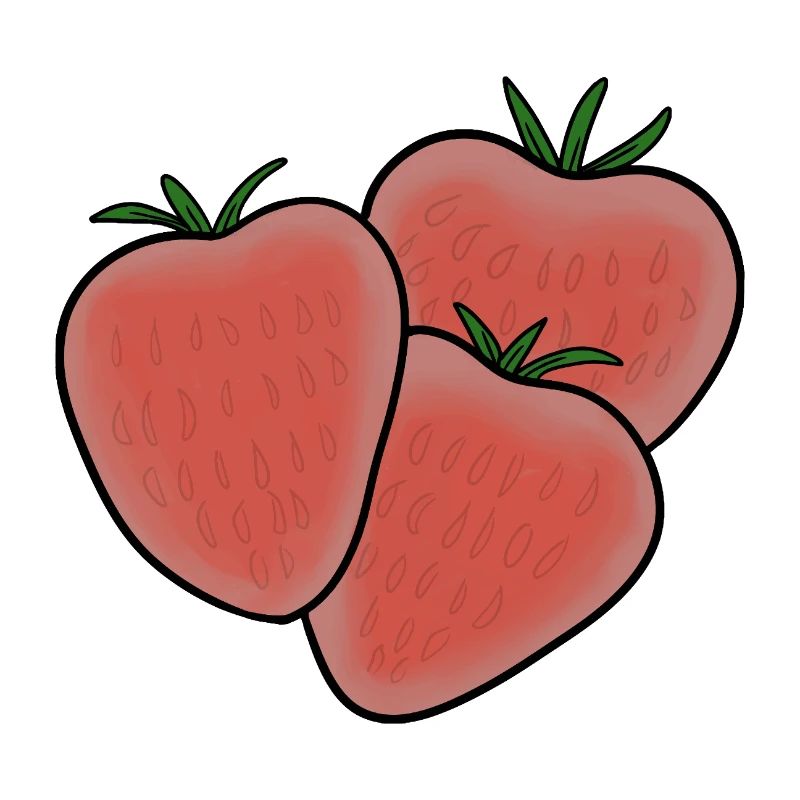 Leckere Frucht Erdbeere