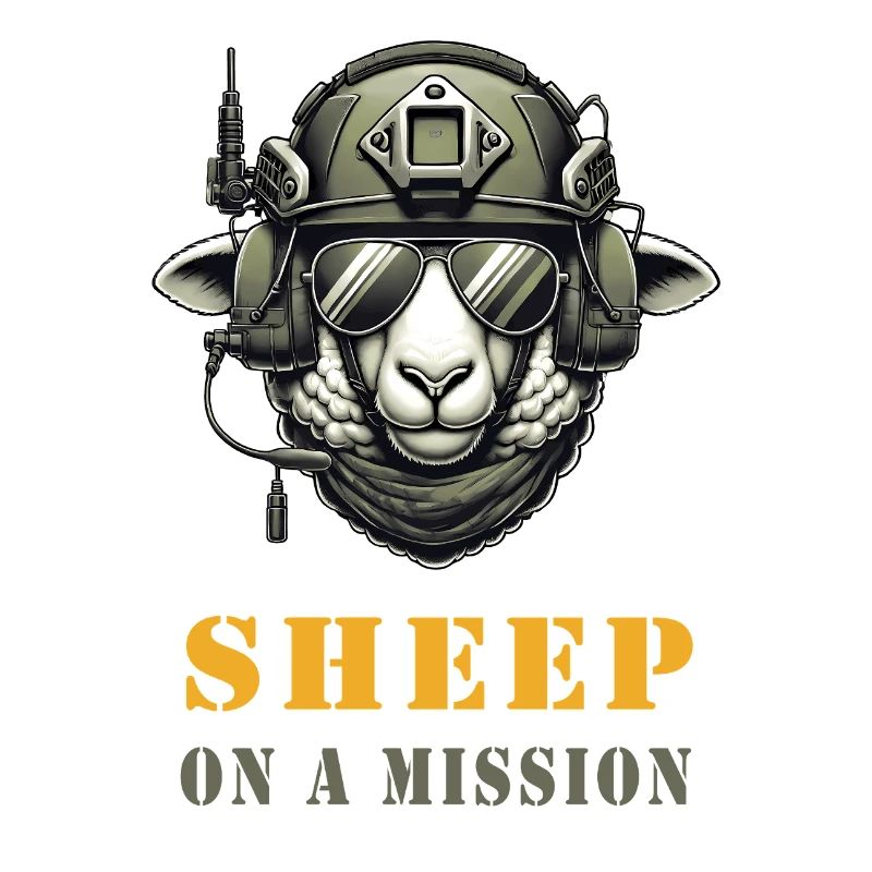 Schaf in Mission
