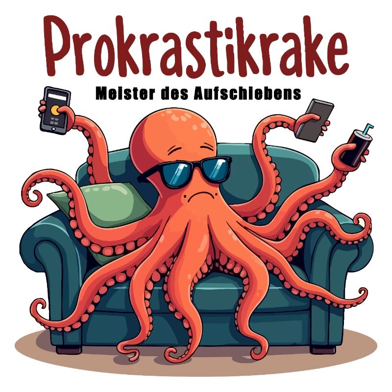 Prokrastikrake - Meister des Aufschiebens