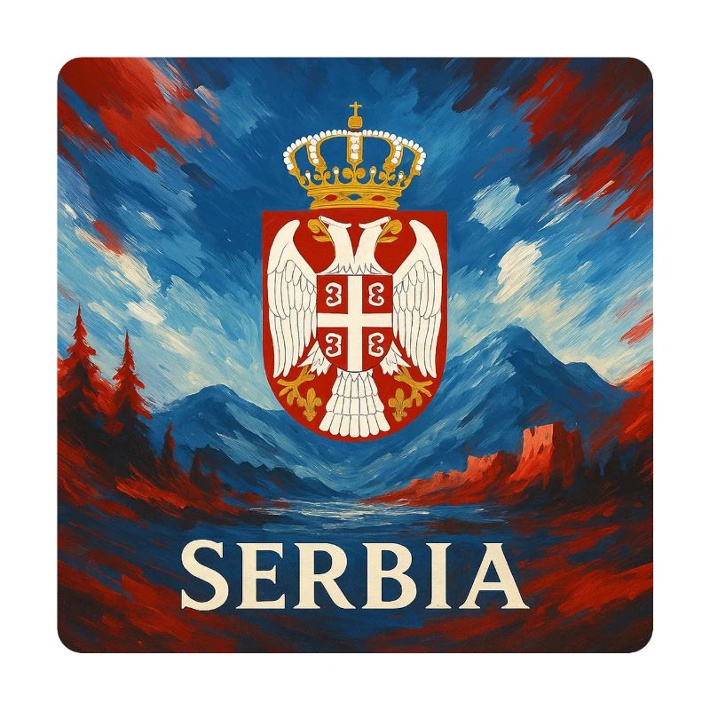 Serbische Legende Design