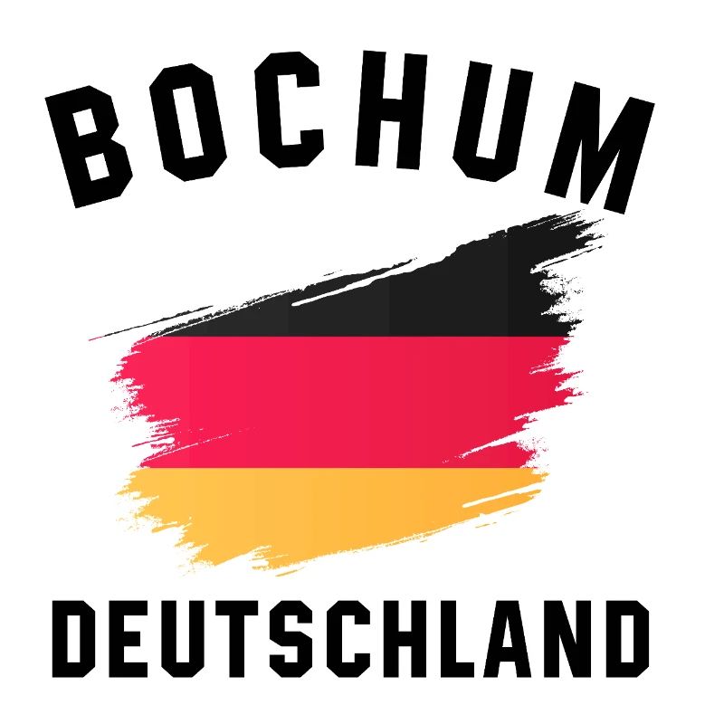 Deutsche Flagge Aquarell Design